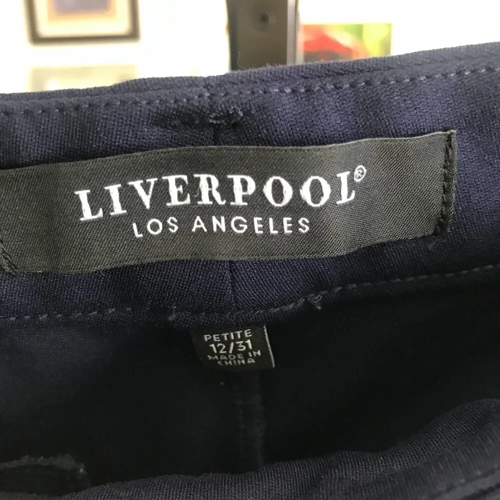 LIVERPOOL size Petite 12 / 31 Kelsey Ponte Knit Trouser Super Stretch Ankle Cr - Picture 4 of 4